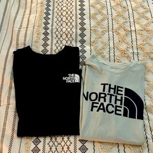 Lot of two north face tshirts